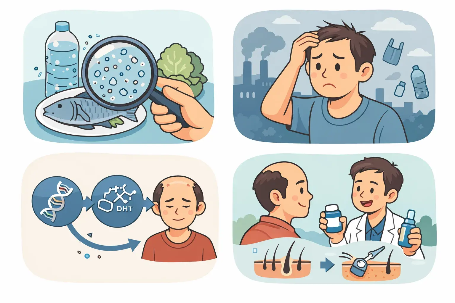 微塑料会导致掉头发？