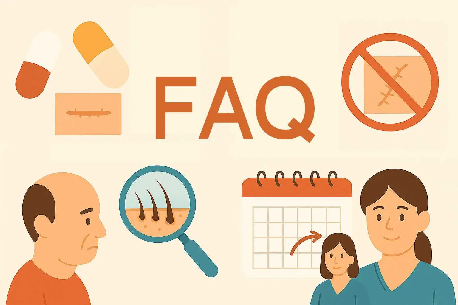 植发后常见问题 FAQ