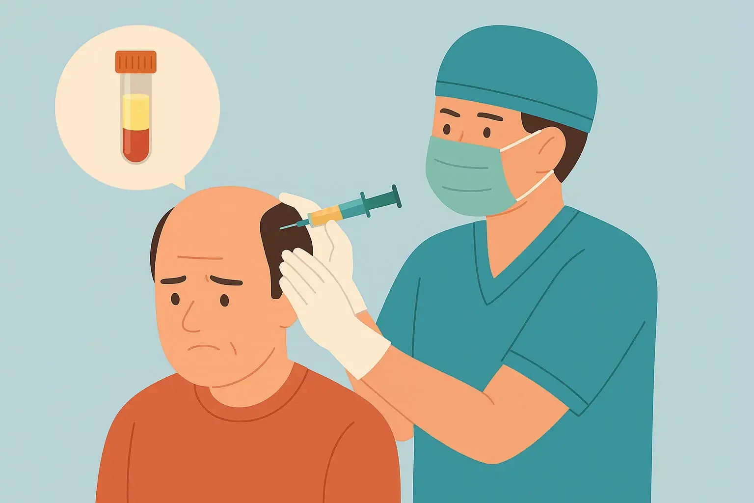 PRP 对男性秃与遗传性脱发的效果