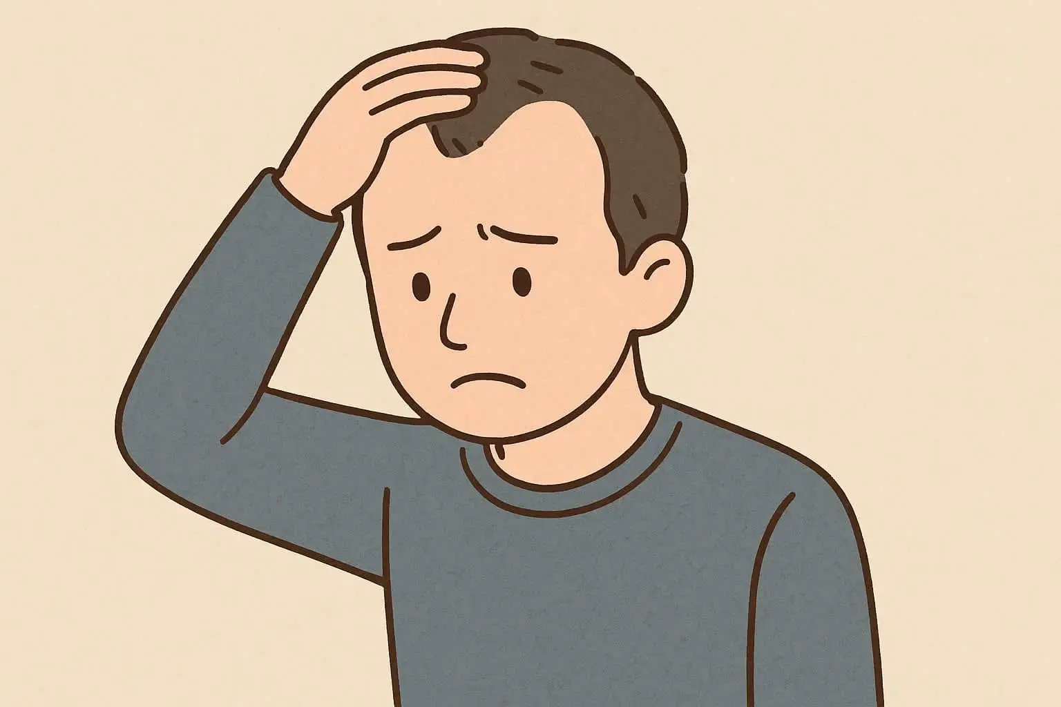 M型の薄毛の対応は？げっ毛が後退した場合の判断や治療について
