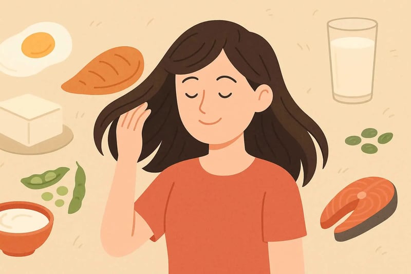 頭皮軟化（抜け毛）を食事で改善できるか？育毛 Foods/栄養素 と医師のアドバイス
