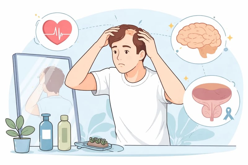 雄性禿會影響智商或健康嗎？看懂研究關聯與檢查重點