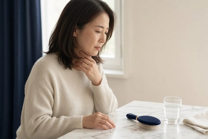 甲狀腺會甩頭髮嗎？甲亢、甲減甩髮特徵、檢查同求醫時機